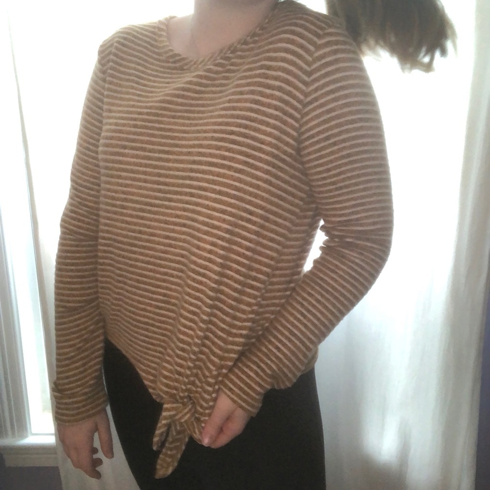 Yellow striped shirt
